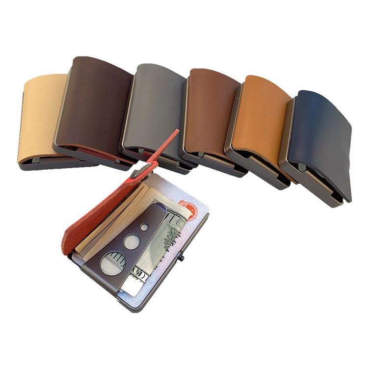 Cur elige Sincerum Leather peram cum clip pro usu quotidiano