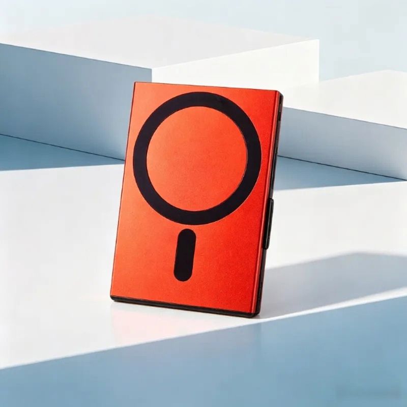 Aluminium Ultra- Tenum Magnetic Auto Pop-Up Card Holder